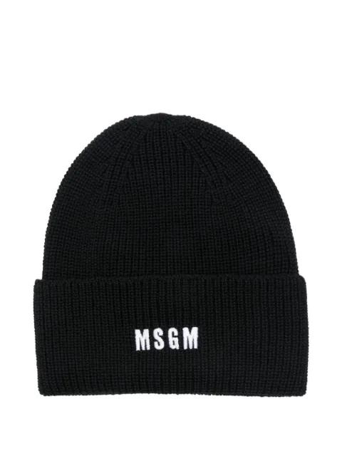 logo-embroidered cap by MSGM