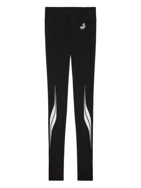 logo graphic leggings by MSGM