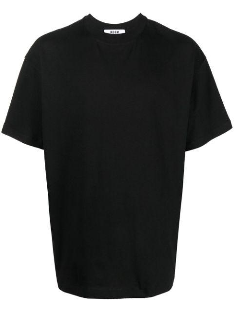 logo-print T-shirt by MSGM