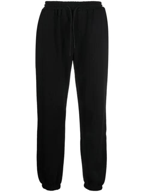logo-print cotton track pants by MSGM