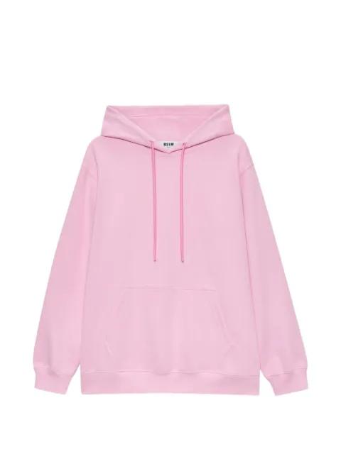 logo-print hoodie by MSGM