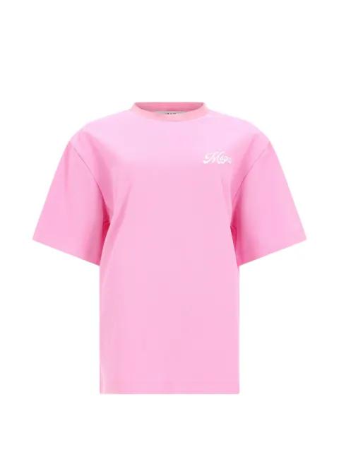 logo-print short-sleeved T-shirt by MSGM