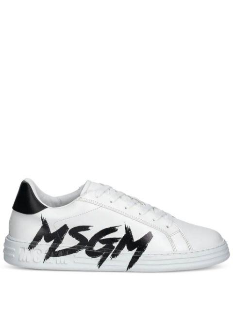 logo-print sneakers by MSGM