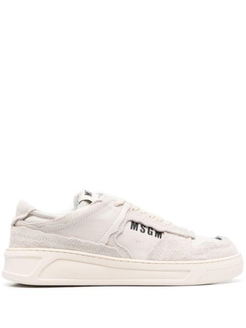 logo-print sneakers by MSGM