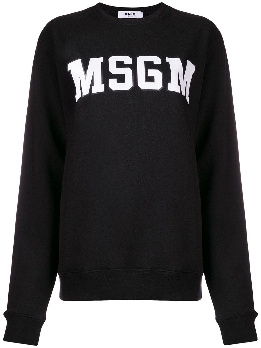 logo-print sweater by MSGM