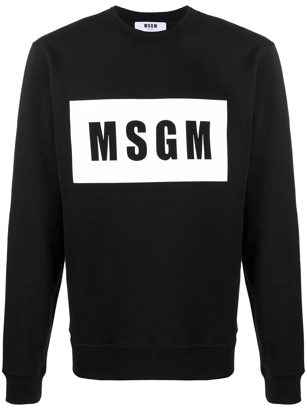 logo-print sweatshirt by MSGM