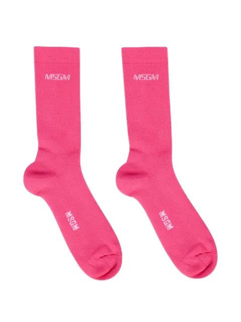 logo socks by MSGM