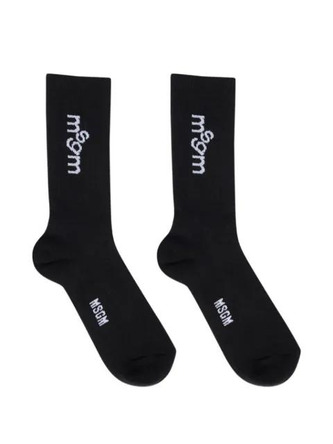 logo socks by MSGM
