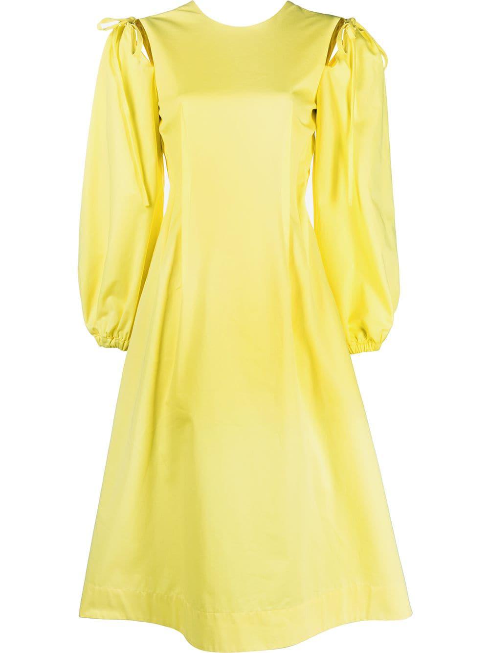 long-sleeve A-line dress by MSGM