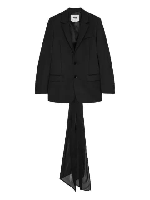 long-sleeve blazer by MSGM