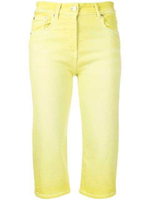 mid-rise cropped trousers by MSGM