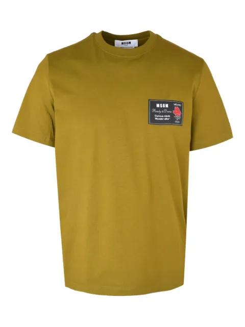 patch T-shirt by MSGM