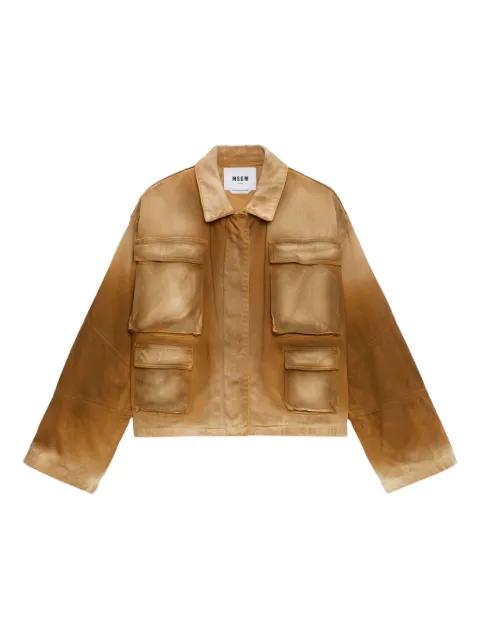 patch-pocket jacket by MSGM