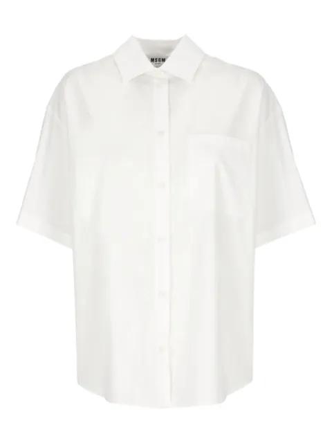 patch-pocket shirt by MSGM