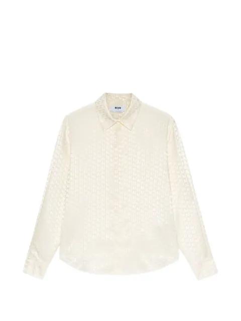 patterned shirt by MSGM
