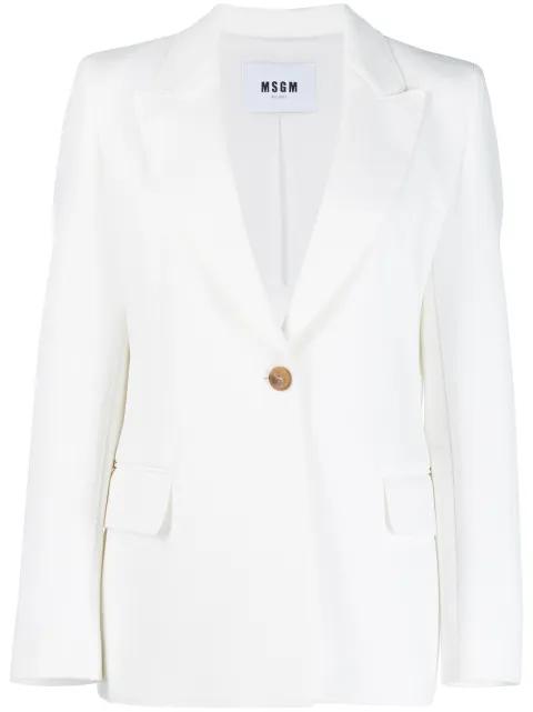 peaked lapel blazer by MSGM