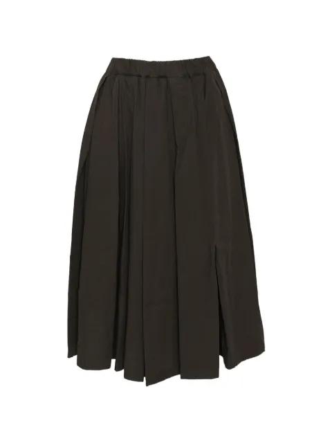 pleated elasticated-waist skirt by MSGM