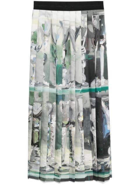 pleated maxi skirt by MSGM