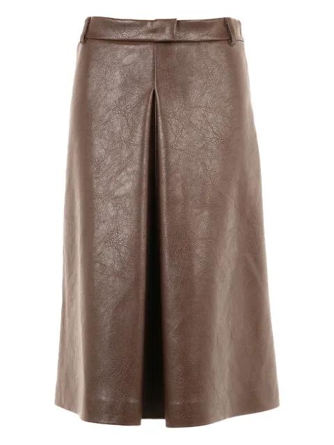 pleated midi skirt by MSGM