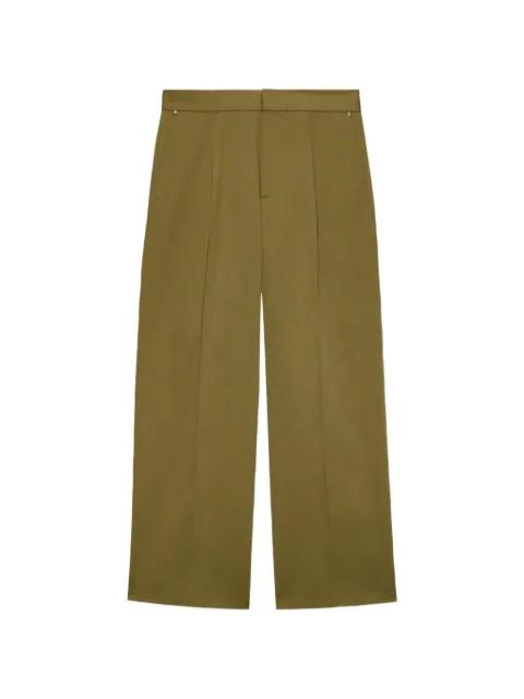 pleated straight-leg trousers by MSGM