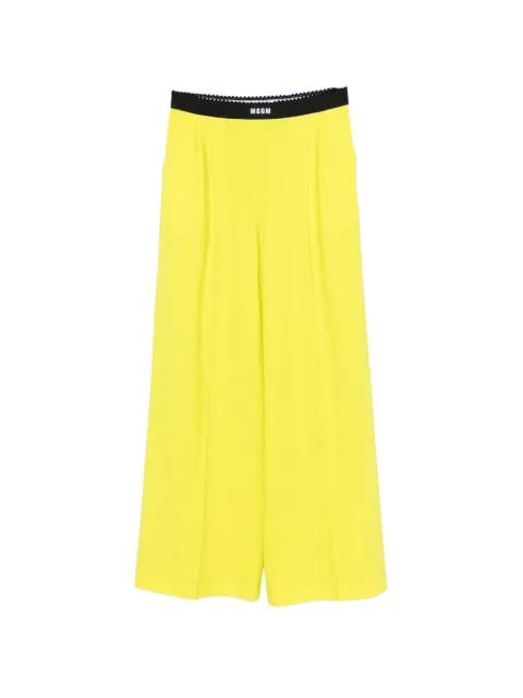 pocket palazzo pants by MSGM