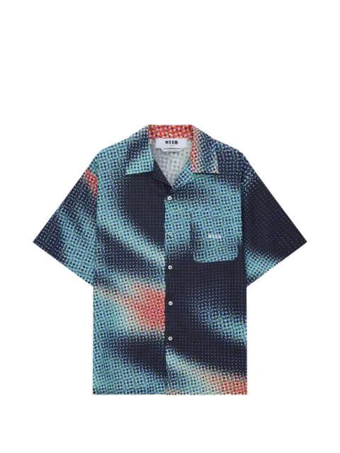 point-effect pocket shirt by MSGM