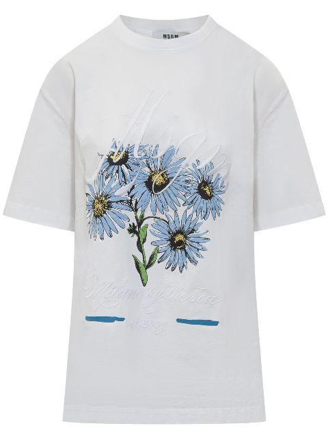 printed T-shirt by MSGM