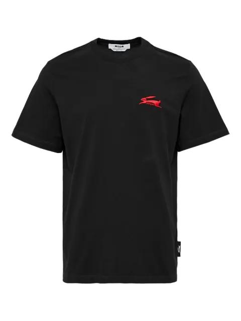 rabbit-logo cotton T-shirt by MSGM
