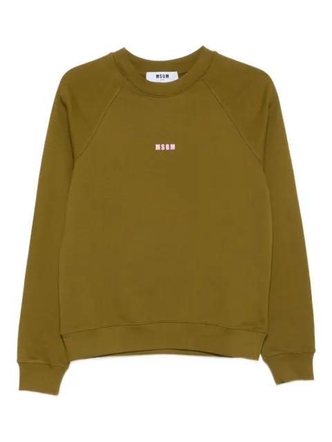 raglan-sleeve logo sweatshirt by MSGM