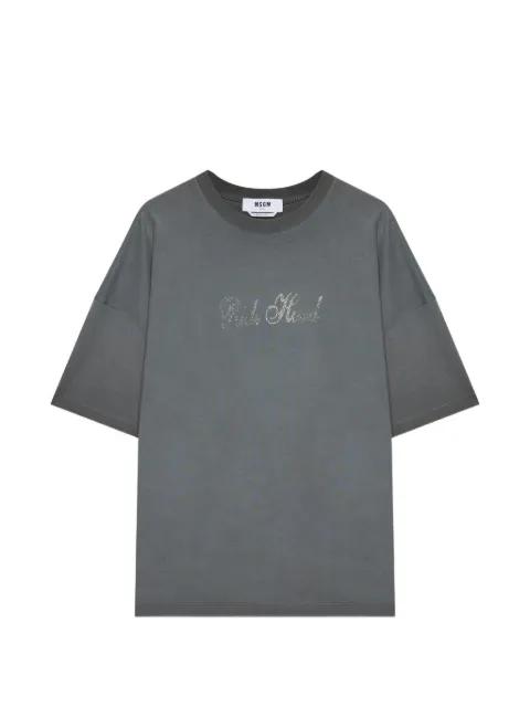 rhinestone T-shirt by MSGM