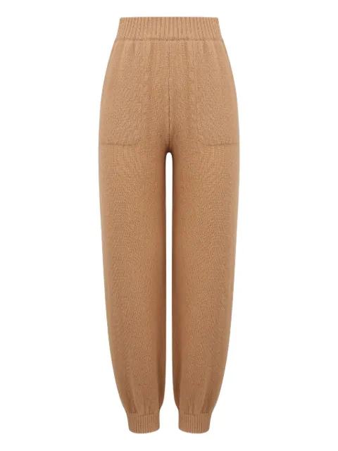 ribbed wool track pants by MSGM