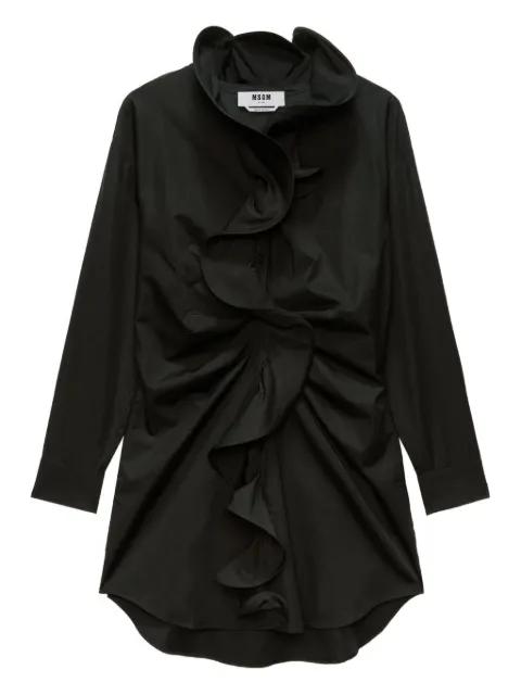 ruffled shirt dress by MSGM