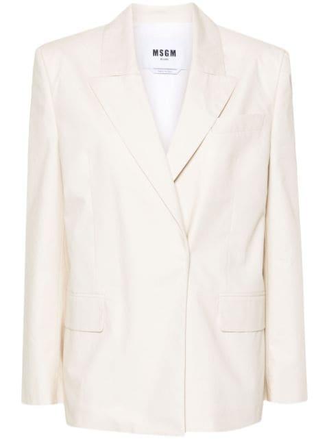 single-breasted blazer by MSGM