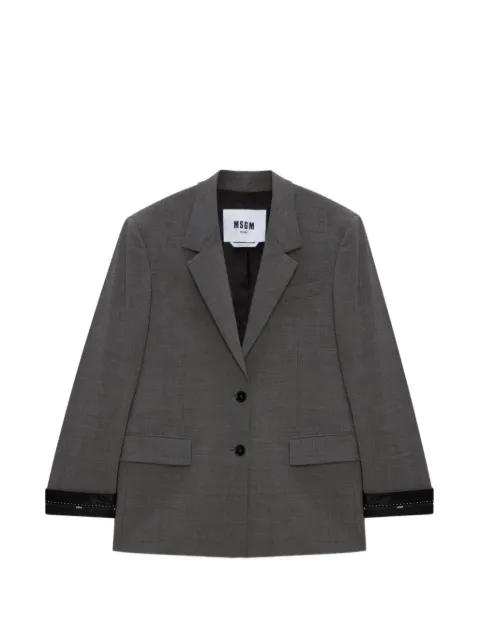 single-breasted blazer by MSGM