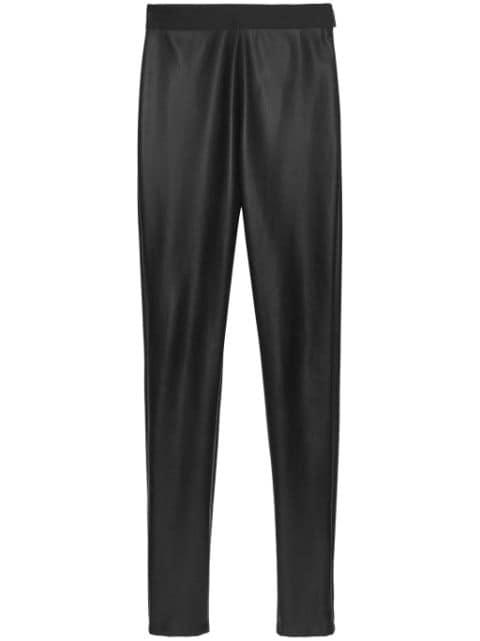skinny leather leggings by MSGM