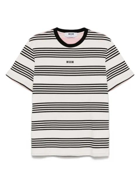 striped T-shirt by MSGM
