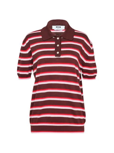 striped-knit sweater by MSGM