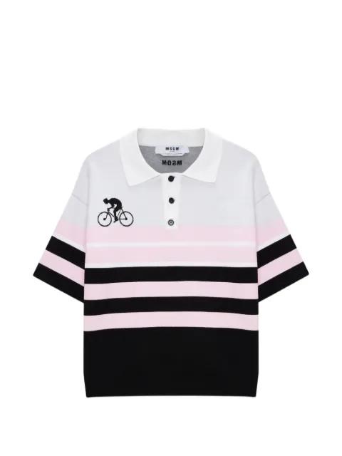 striped polo shirt by MSGM