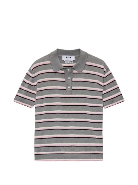 striped polo shirt by MSGM