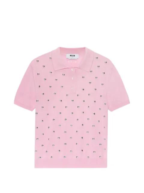 studded polo shirt by MSGM