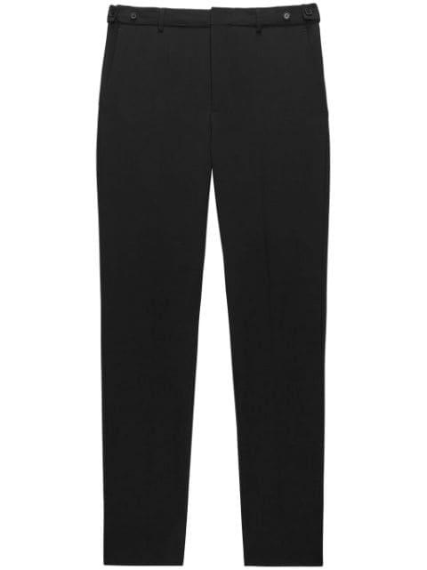 tapered-legged tailored trousers by MSGM