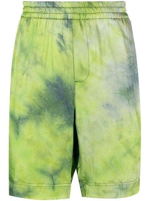 tie-dye bermuda shorts by MSGM
