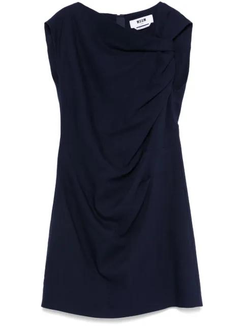 twist-detail mini dress by MSGM