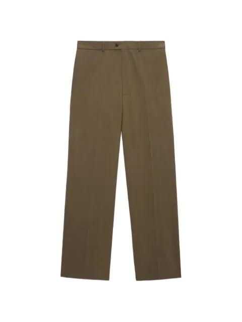 wide-leg button trousers by MSGM
