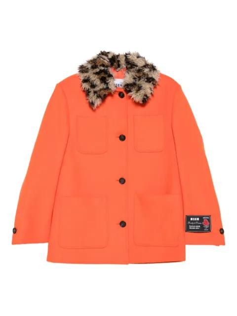 wool-blend jacket by MSGM