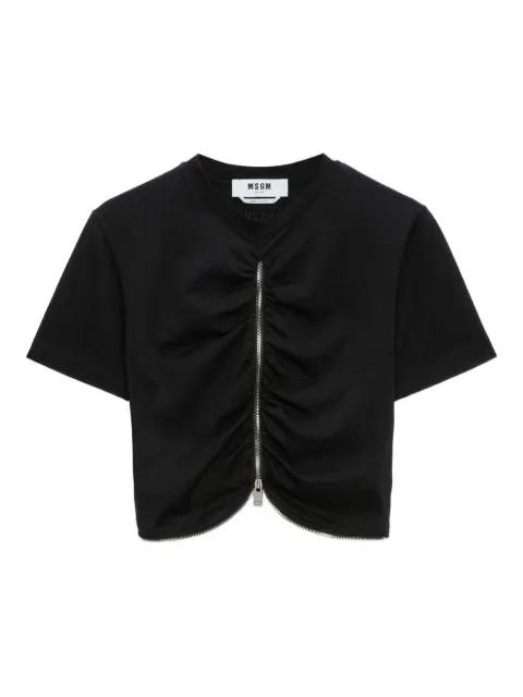 zip-up top by MSGM
