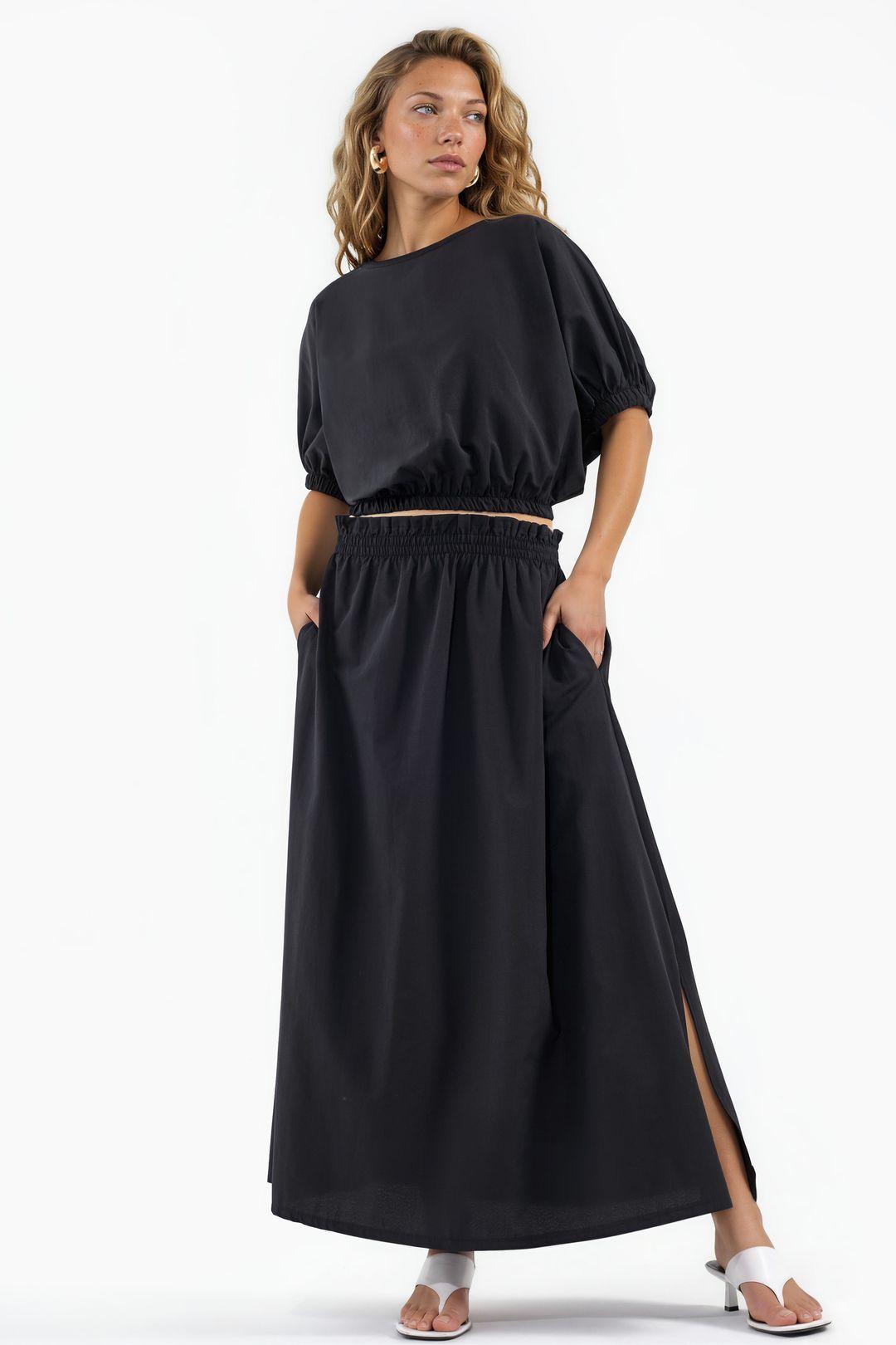 Cotton-Viscose Two-Piece Coord by MSN COLLECTION
