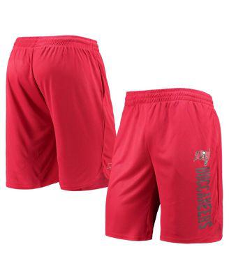 Men's Red Tampa Bay Buccaneers Training Shorts by MSX BY MICHAEL STRAHAN