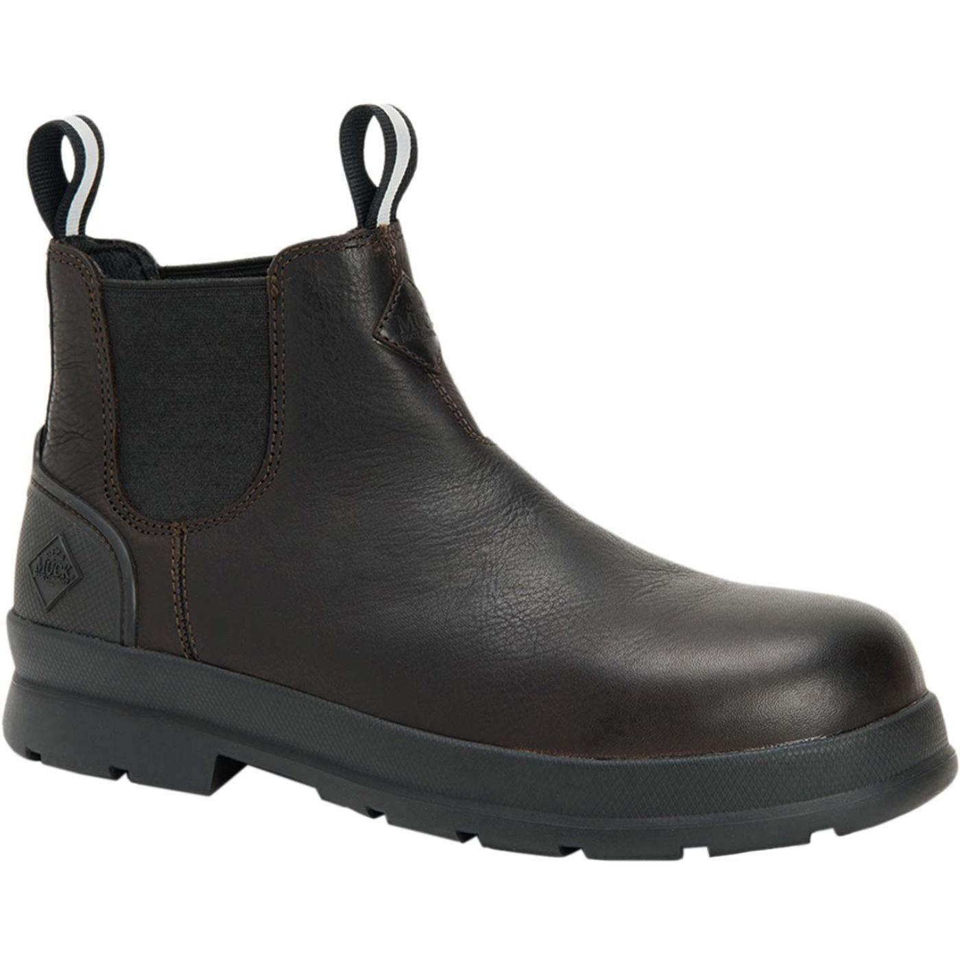 Men's Chore Farm Leather Comp Toe Chelsea Boot by MUCK