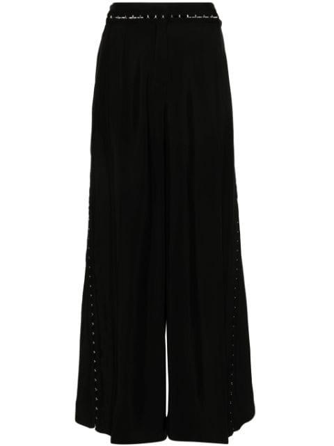 Hook & Eye wide-leg trousers by MUGLER